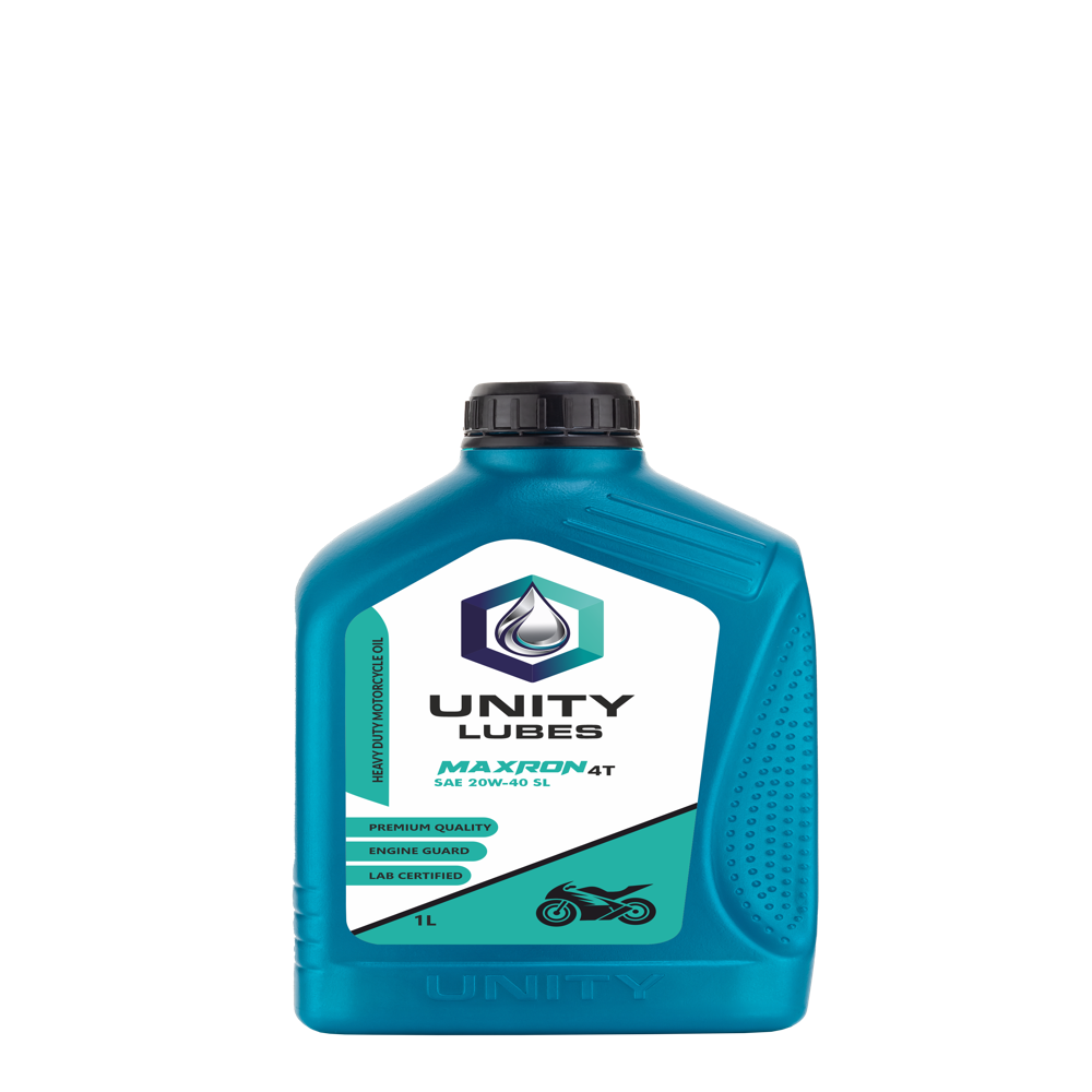Unity Maxron 4T Sae 20W-40 Sl 1Ltr - Ash %: 1.0%