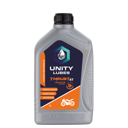 Unity Thrust 4T Sae 10W-30Sn 1Ltr - Application: For 4-Stroke Motorcycles And Scooters