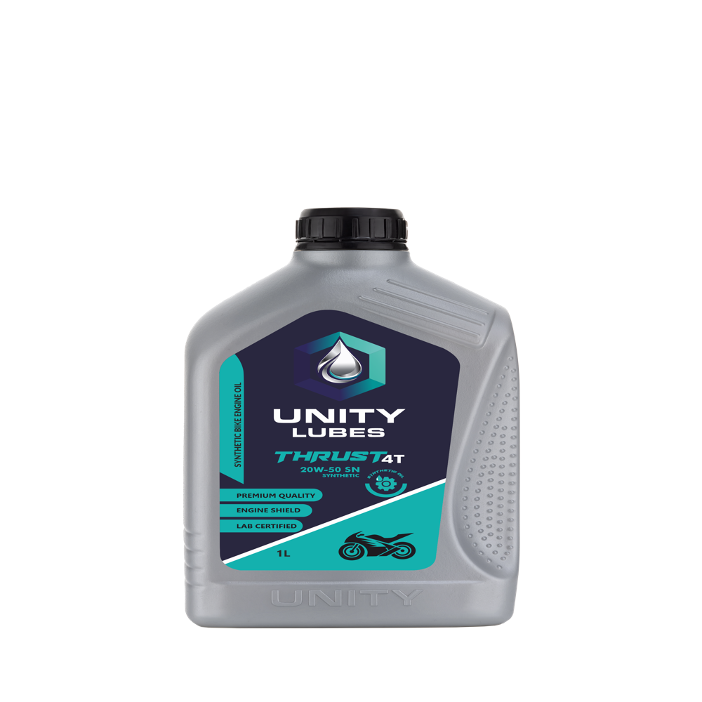 Unity Thrust 4T Sae 20W-50 Sn 1Ltr - Application: 4 Stroke Motorcycle Engines