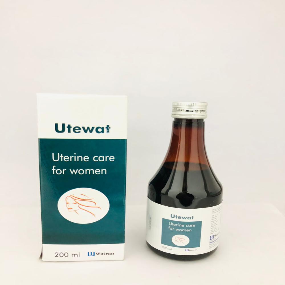 Herbal Uterine Tonic With Shatavari + Shilajit + Ashoka + Dashmool - Brand Name: Utewat