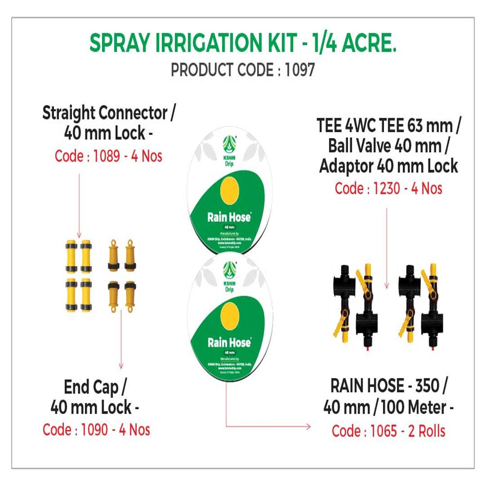 40 mm Spray Irrigation Kit-1/4 acre