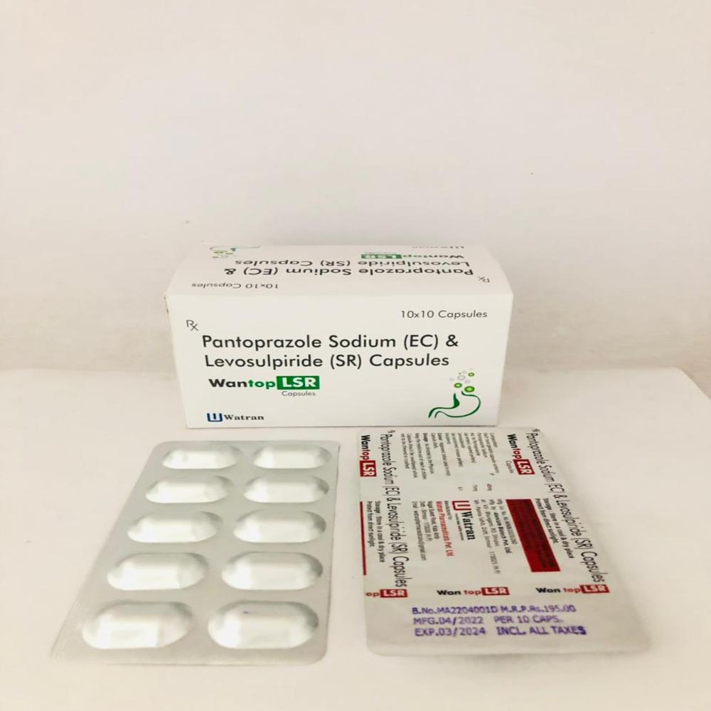 Pantoprazole 40mg + Levosulpiride 75mg Capsules