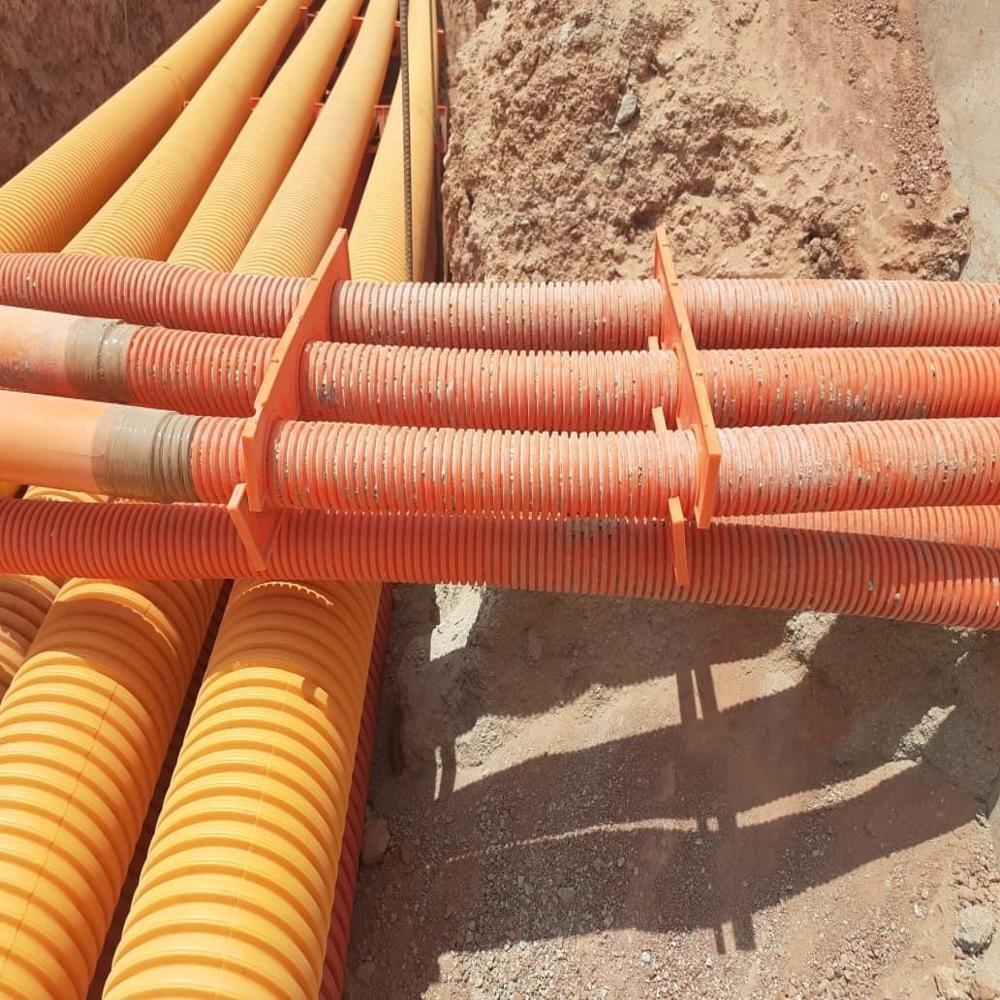 Double Wall Corrugated Pipe Spacers - Material: Hdpe