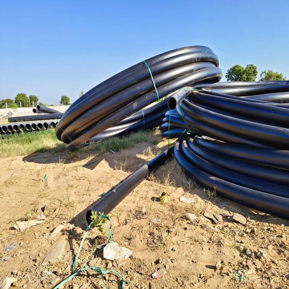 SDR-11 180MM HIGH DENSITY POLYETHYLENE PIPE