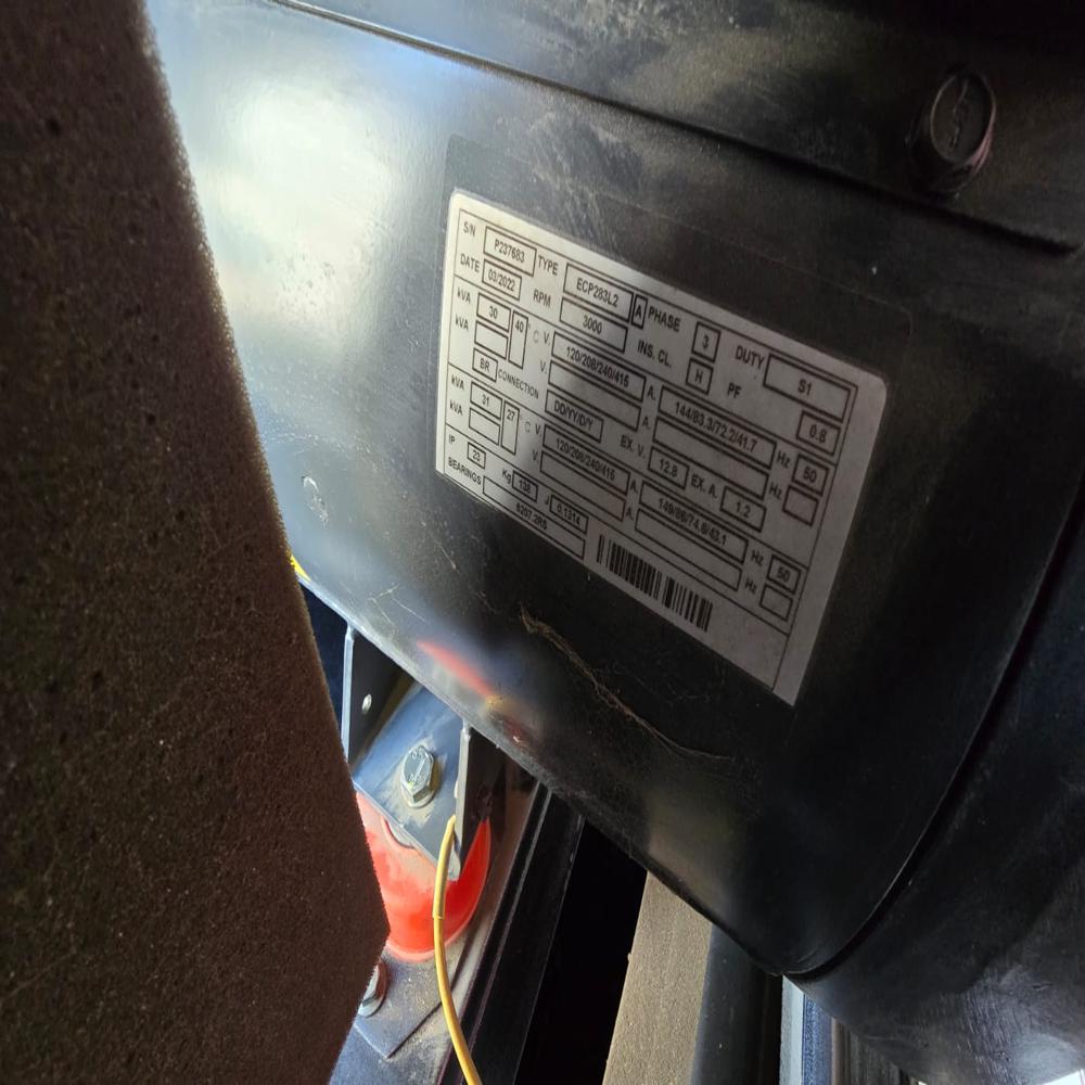 30 KVA Cooper Diesel Generator