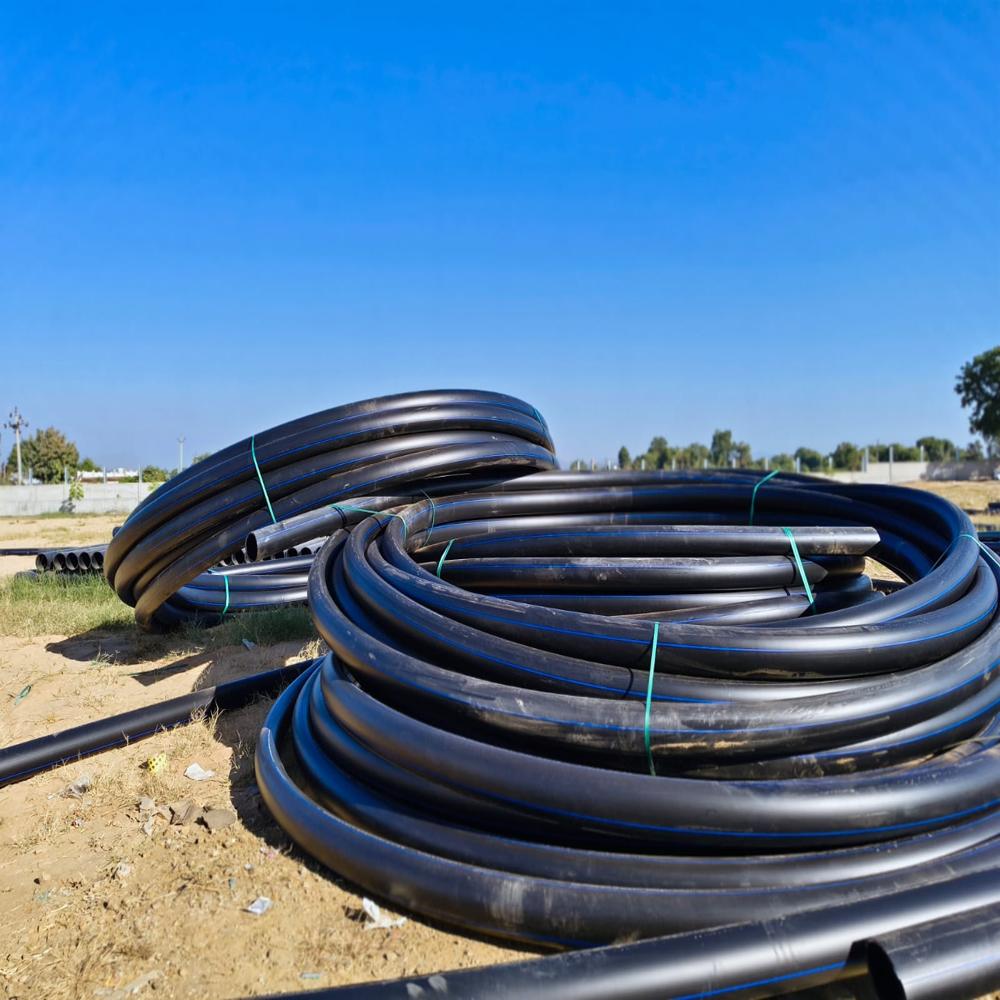 Sdr-13.6 63mm High Density Polyethene Pipe - Color: Black