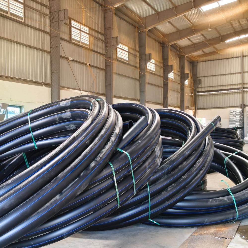 Sdr-13.6 63mm High Density Polyethene Pipe - Color: Black