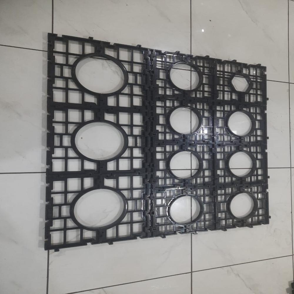 Rectangular Black Conduit Spacer