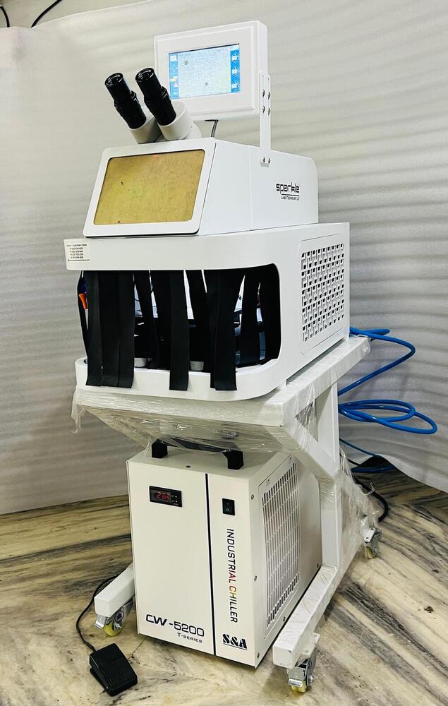 Jewellery Laser Soldering Machine - Color: White