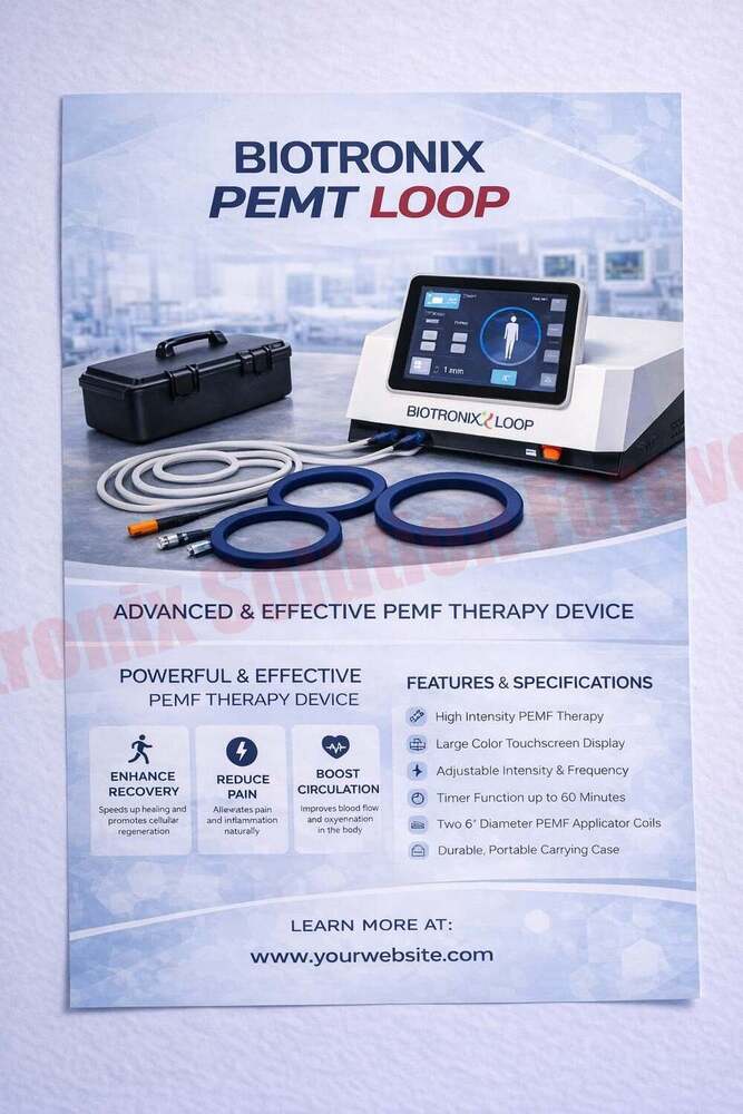 Professional PEMF Loop Therapy Device for Physiotherapy Clinics