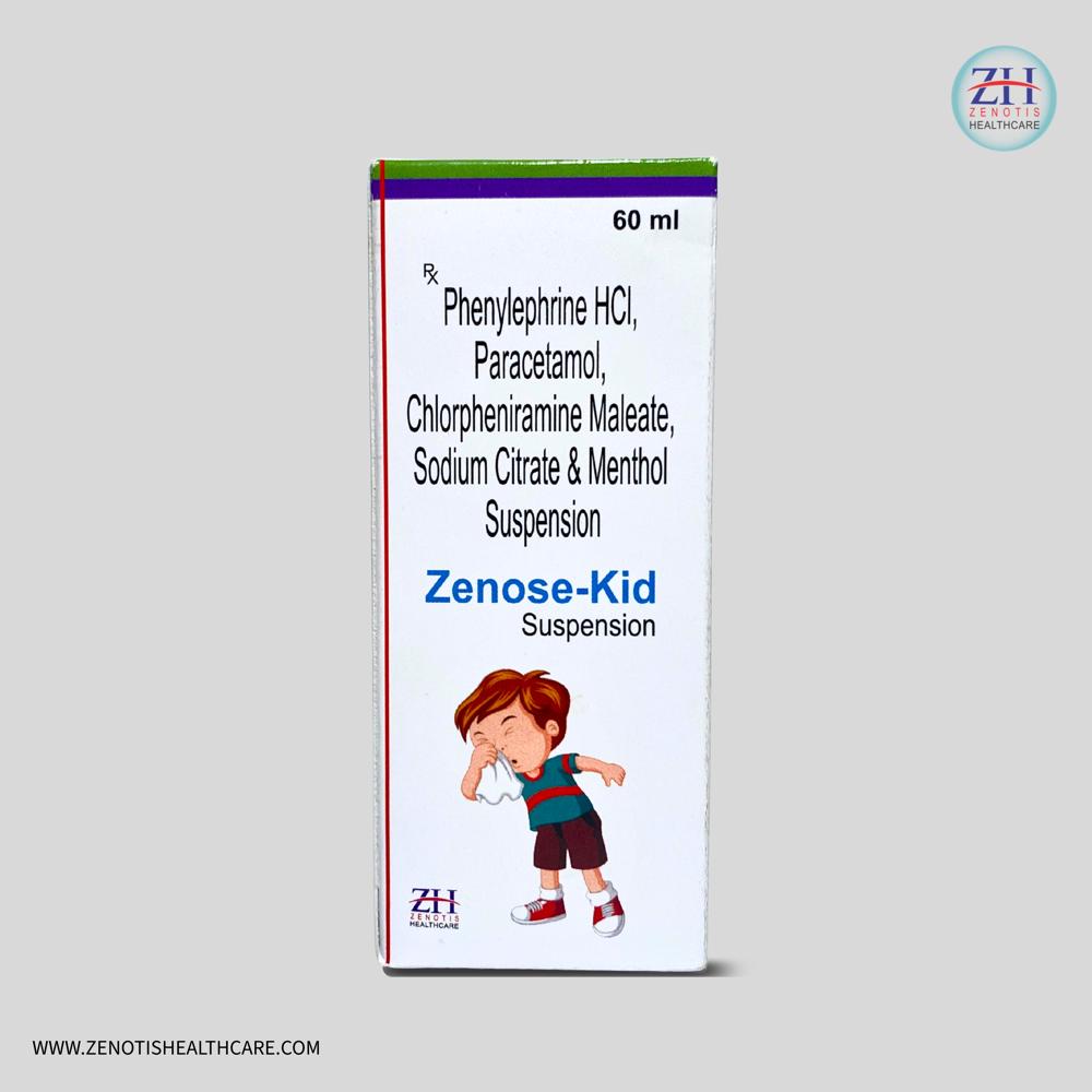 Paracetamol Chlorpheniramine Maleate Phenylephrine Sodium Citrate And Menthol Syrup