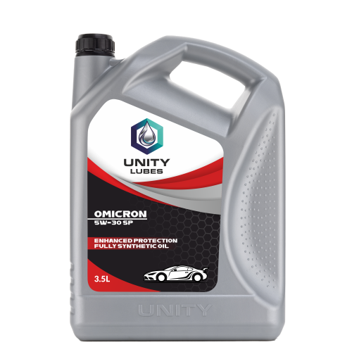 Unity Omicron 5W-30 Sp Fully 3.5Ltr - Application: Automobile Engine Lubrication