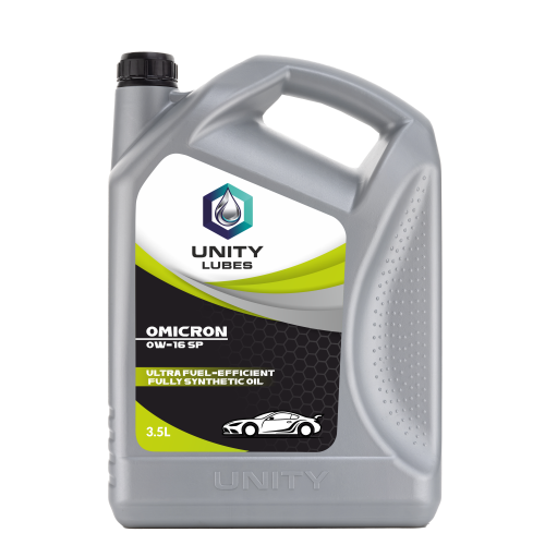 Unity Omicron 0W-16 Sn Semi 3.5Ltr - Application: For Advanced Gasoline Engines Requiring Low-Viscosity Oil