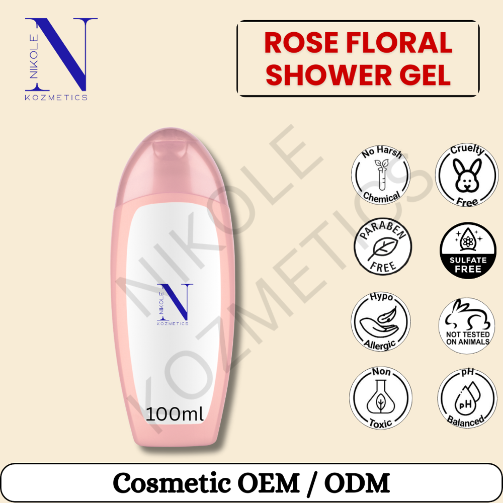 Rose Floral Shower Gel
