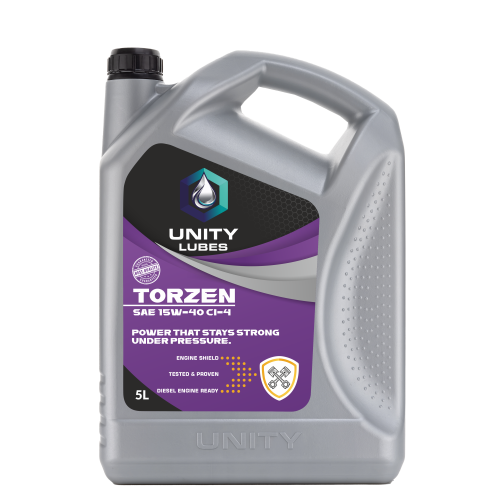 Unity Torzen 15W-40 Ci-4 5Ltr - Ash %: Sulfated Ash Max 1.5%