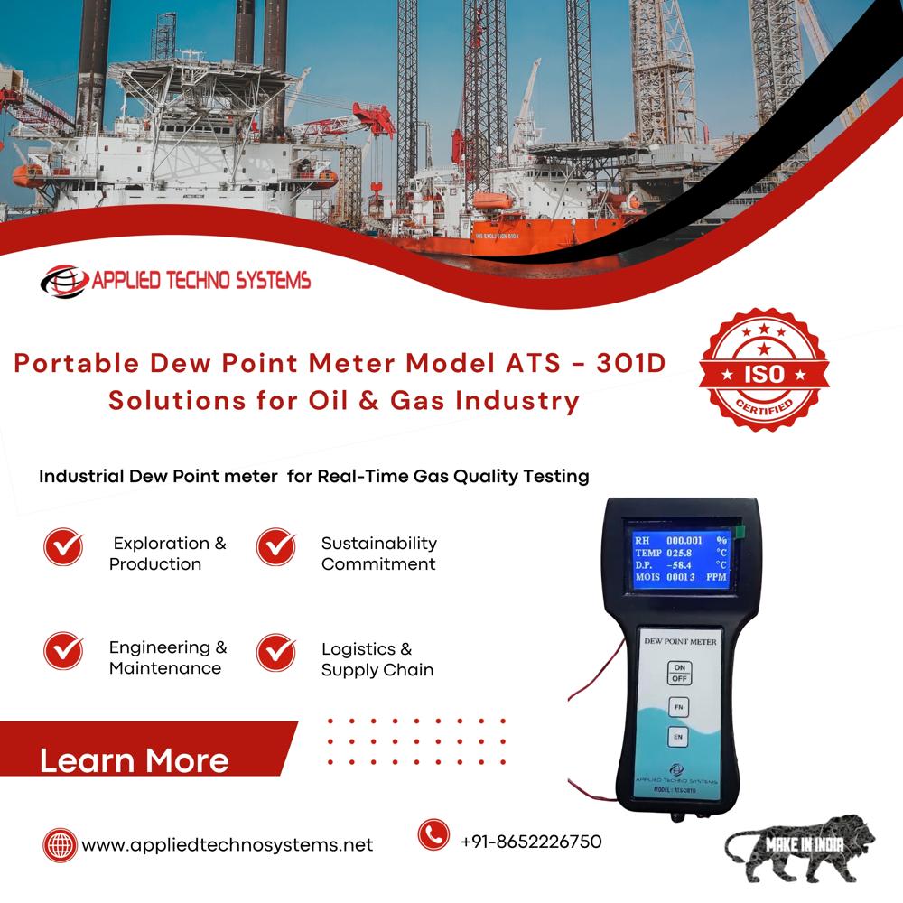 Portable Dew Point Meter Model ATS 301D