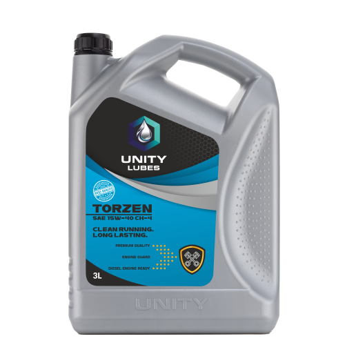 Unity Torzen 15W-40 Ch-4 3Ltr - Application: Automotive Engines