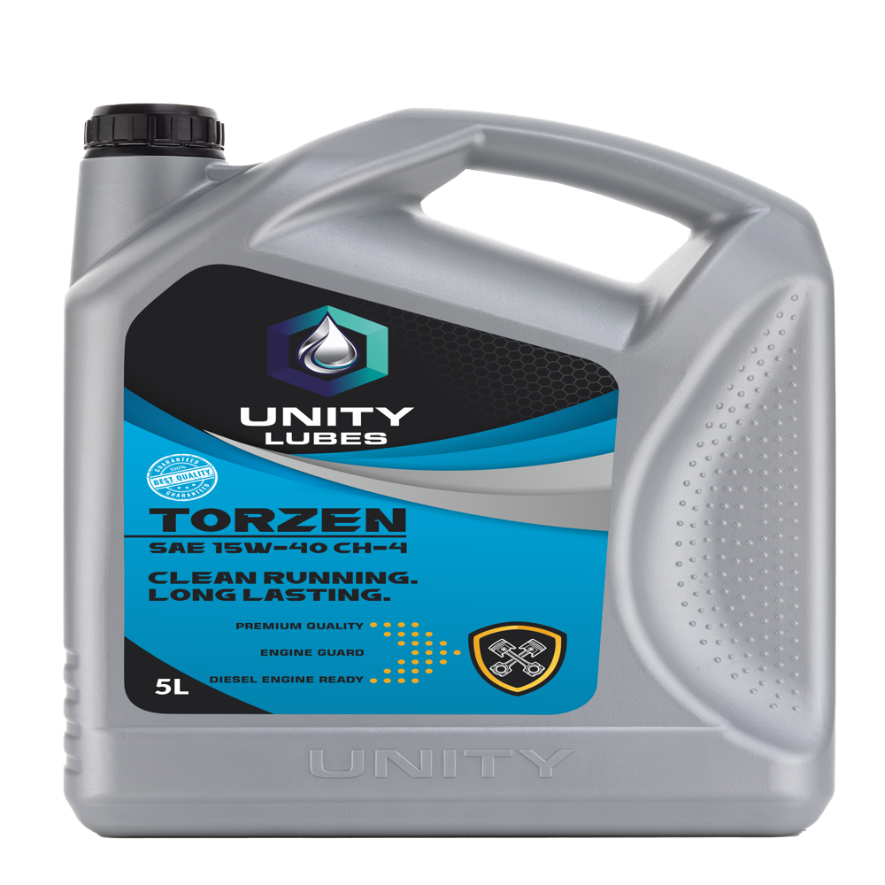 Unity Torzen 15W-40 Ch-4 5Ltr - Application: Diesel Engines