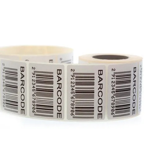 Printed Barcode Label - Color: Multicolor