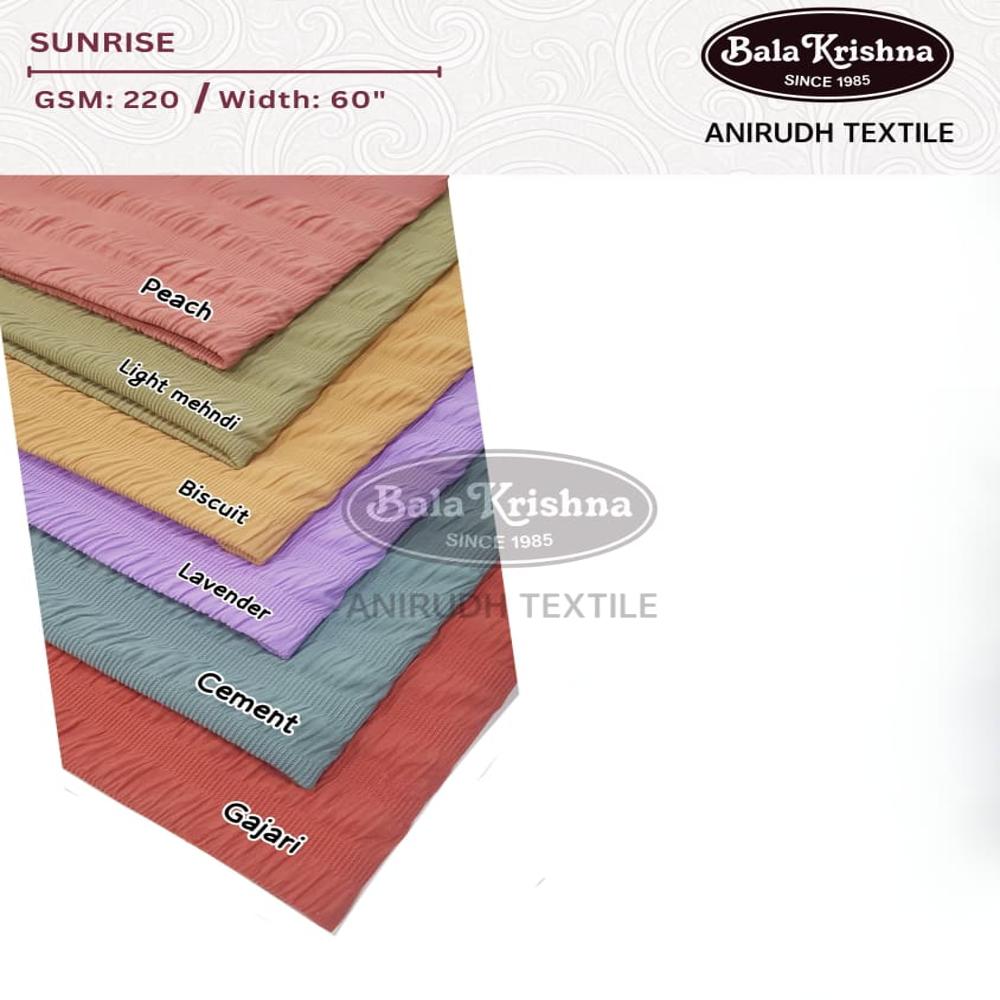 Sunrise polyester Lycra  Fabric