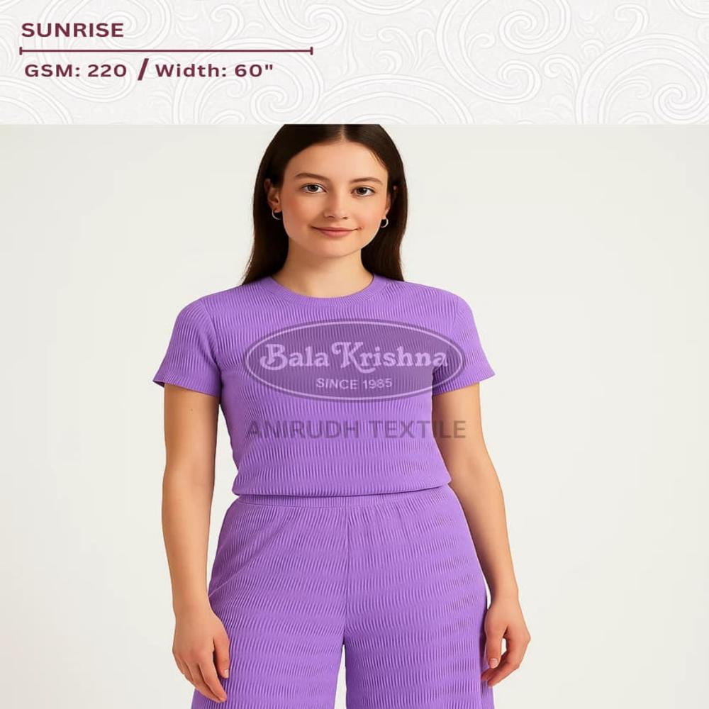 Sunrise polyester Lycra  Fabric 