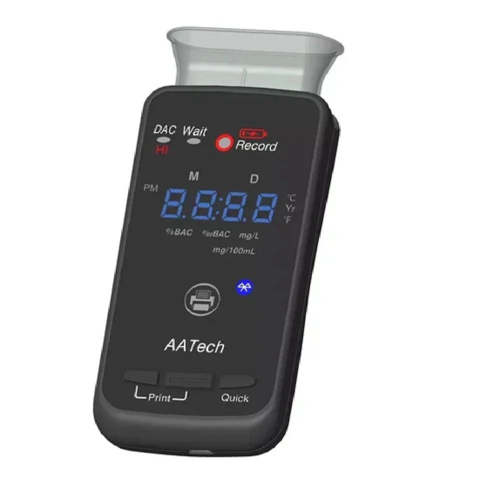 True Sense Alcohol Tester AA2010P Breathalyzer & Quick Screening Test With Printer, AT-23