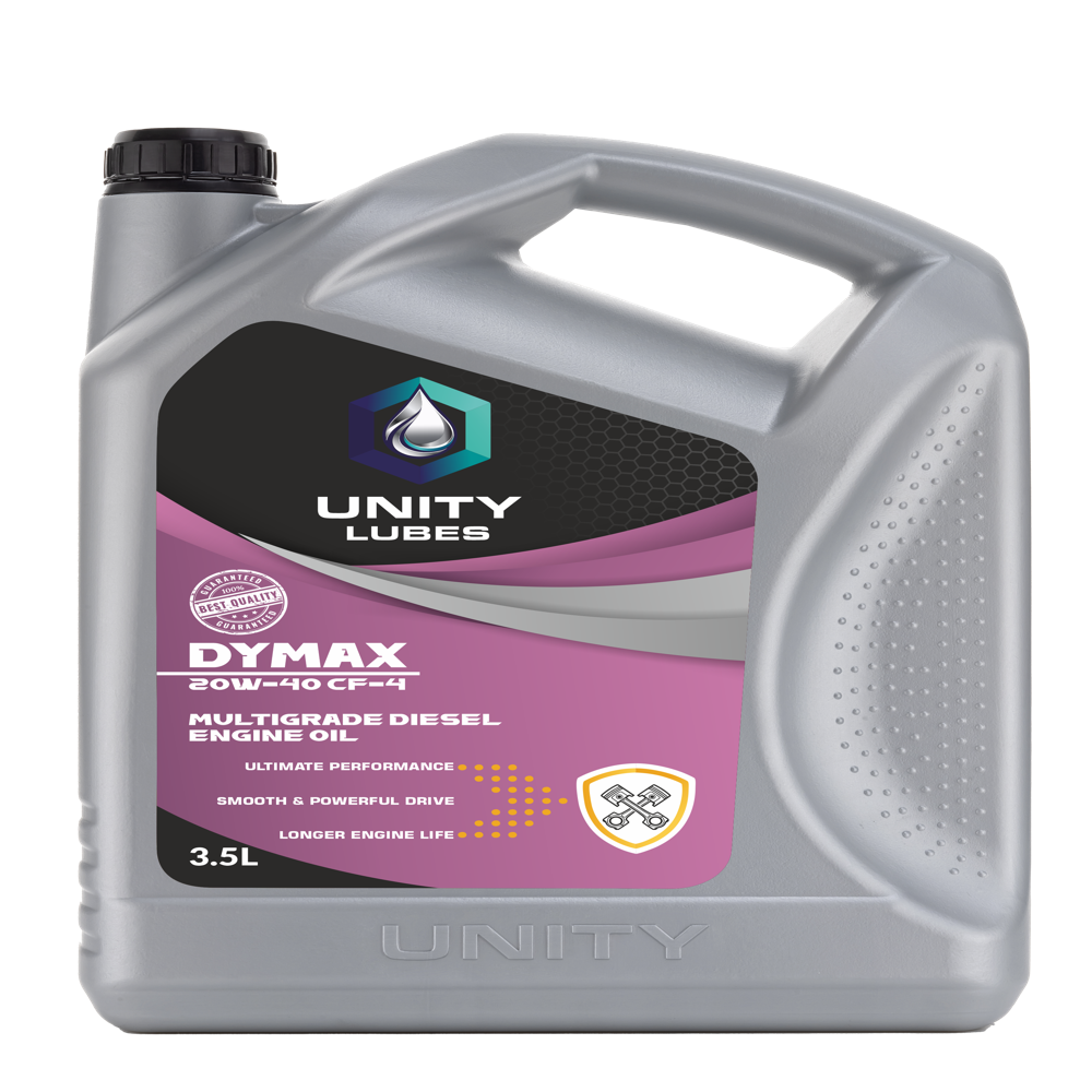 Unity Dymax 20W-40Cf-4 3.5Ltr - Application: Lubrication Of Diesel Engines
