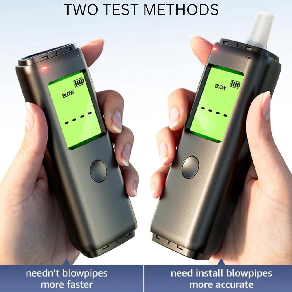 True Sense Portable Alcohol Tester Digital Display Rechargeable Breathalyzer, AT-27