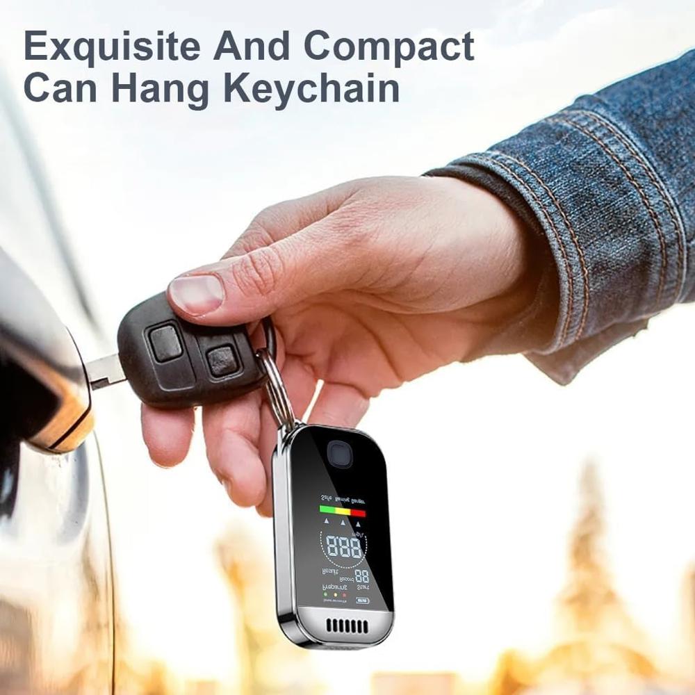 True Sense Alcohol Tester Breathalyzer Mr. Black Superior Accuracy Reliable & Sensitive, AT-28