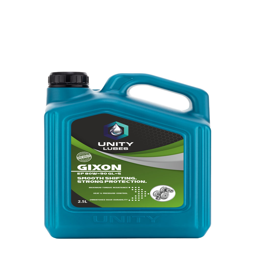 Unity Gixon Gear Oil Ep 80W-90 Gl-5 2.5Ltr - Application: Manual Transmissions