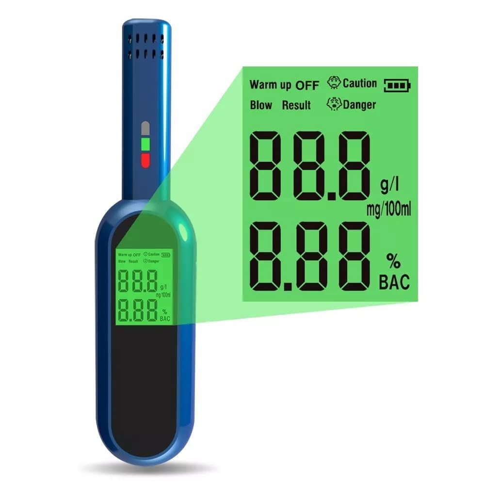 True Sense Professional Alcohol Tester Breathalyzer Digital Detector Audible Alert, AT-29