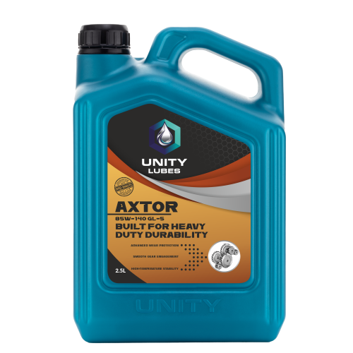 Unity Axtor Gear Oil Ep 85W-140 Gl-5 2.5Ltr - Application: Axles