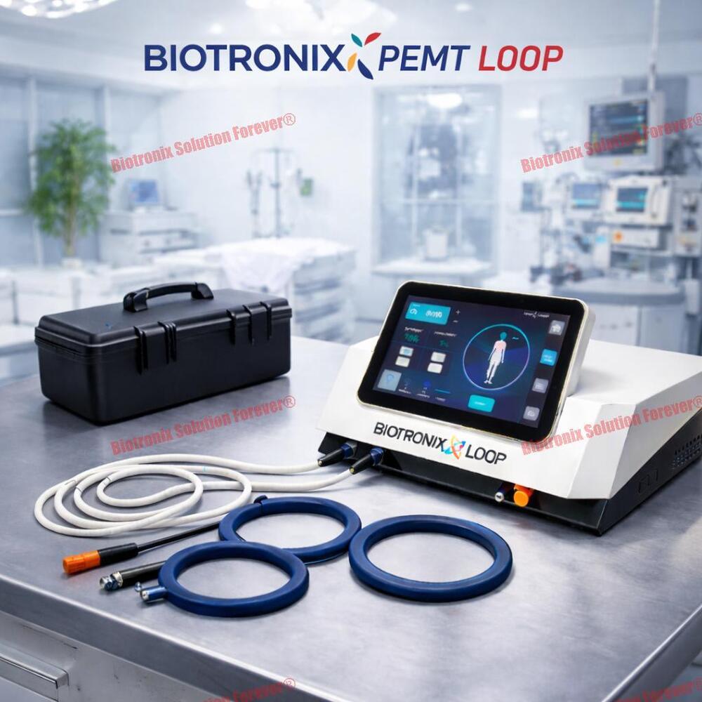 Pemt Pulse Electromagnetic Therapy Loop Device Touch Screen Model - Age Group: Elders