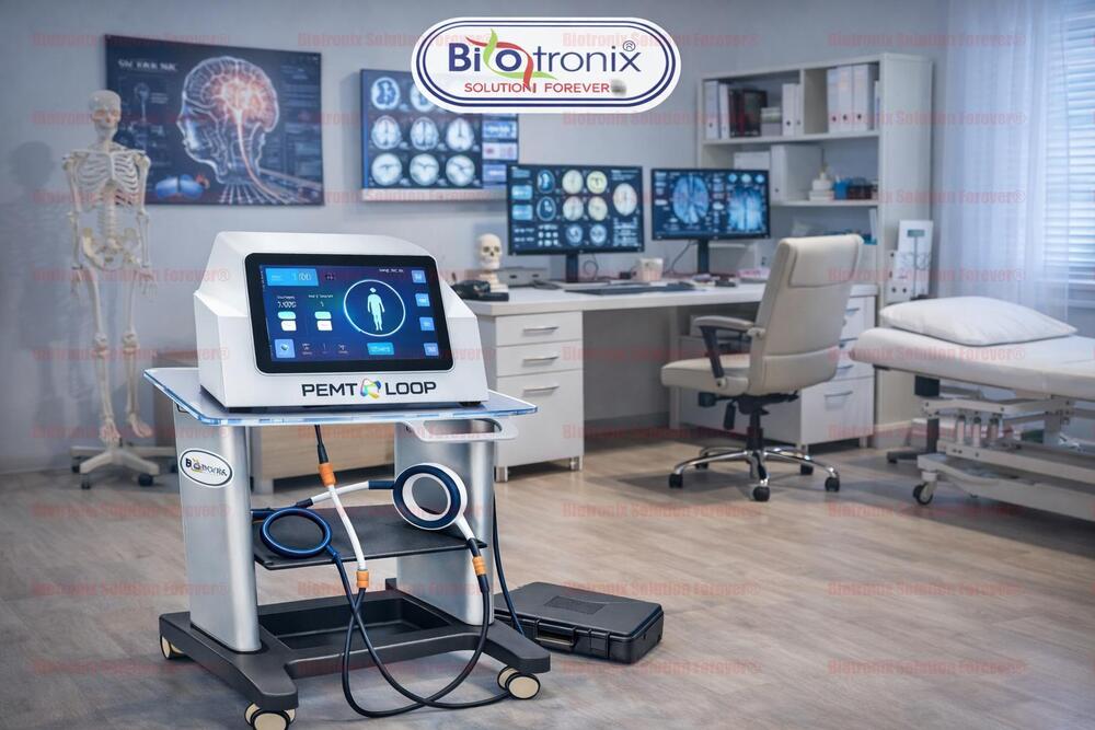 Pulse Electromagnetic Field Therapy Device with Loop Applicator