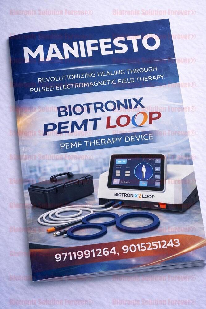 Pulse Electromagnetic Field Therapy Device With Loop Applicator - Age Group: Adults