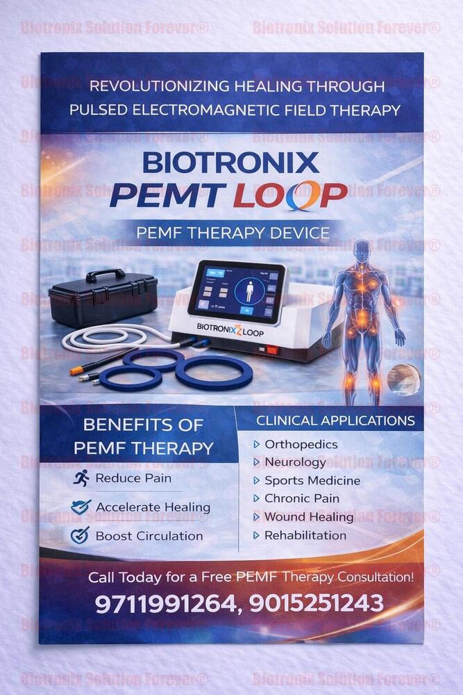PEMF Loop Therapy Device for Pain Relief and Rehabilitation Clinics