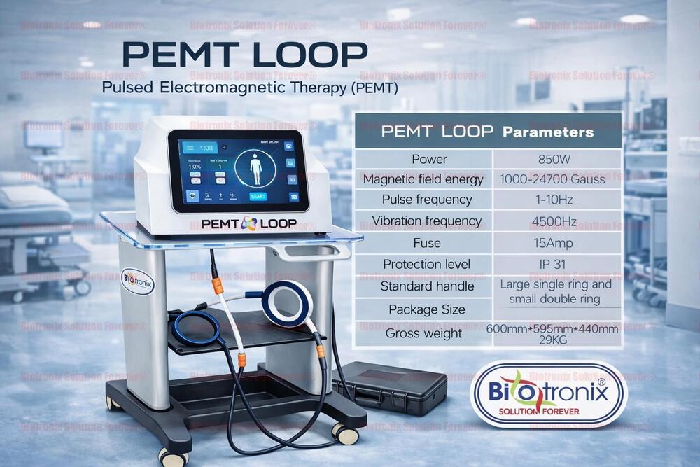 PEMF Loop Therapy Device for Pain Relief and Rehabilitation Clinics
