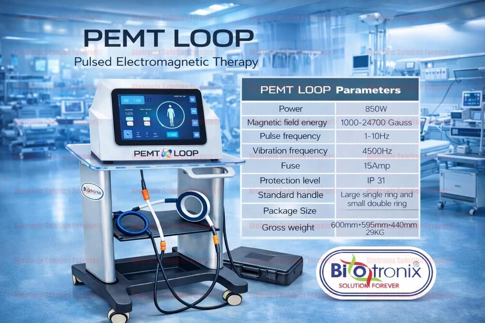 PEMF Loop Therapy Device for Pain Relief and Rehabilitation Clinics