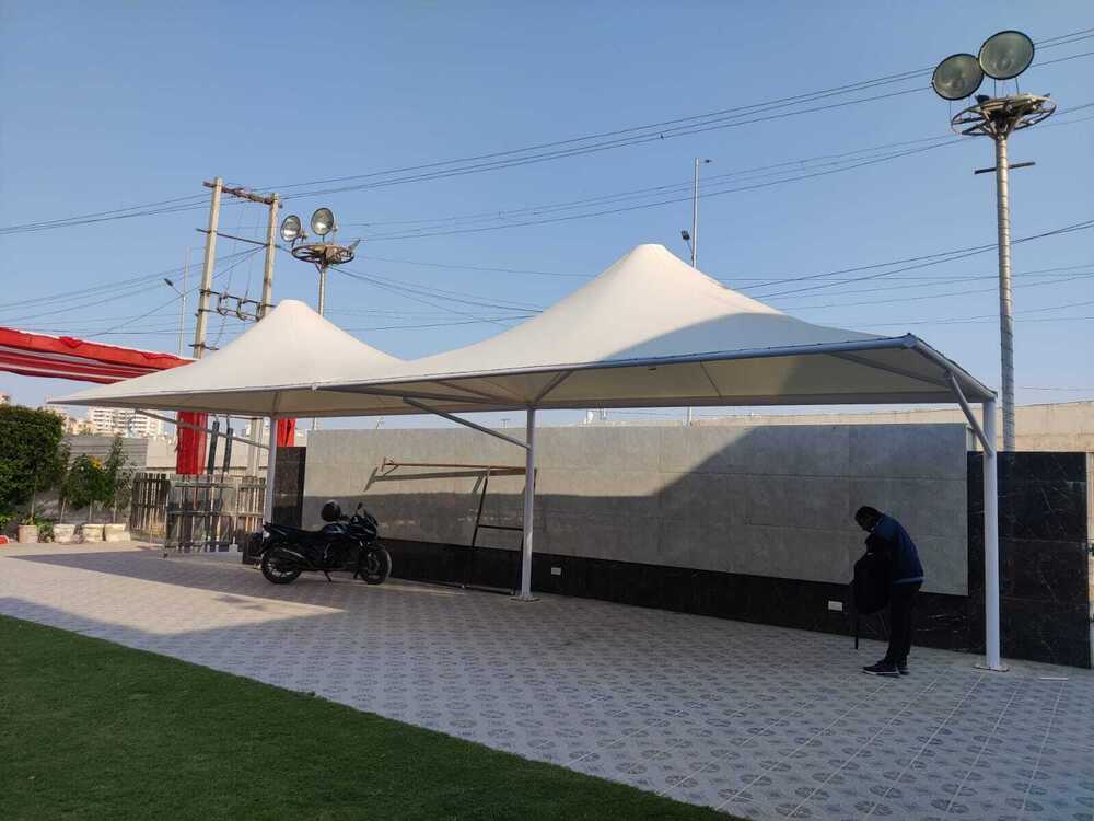 Tensile Bike Parking Shed