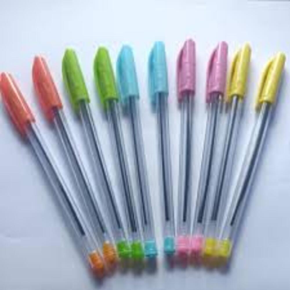 Refillable Ball Pen - Durable Plastic, Regular Size, Multicolor Design | Smooth Ink Flow, Comfortable Grip, Multiple Ink Options