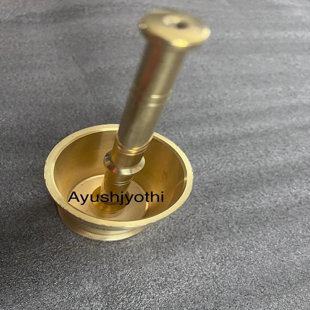 AJ113A-MORTOR AND PESTLE BRASS