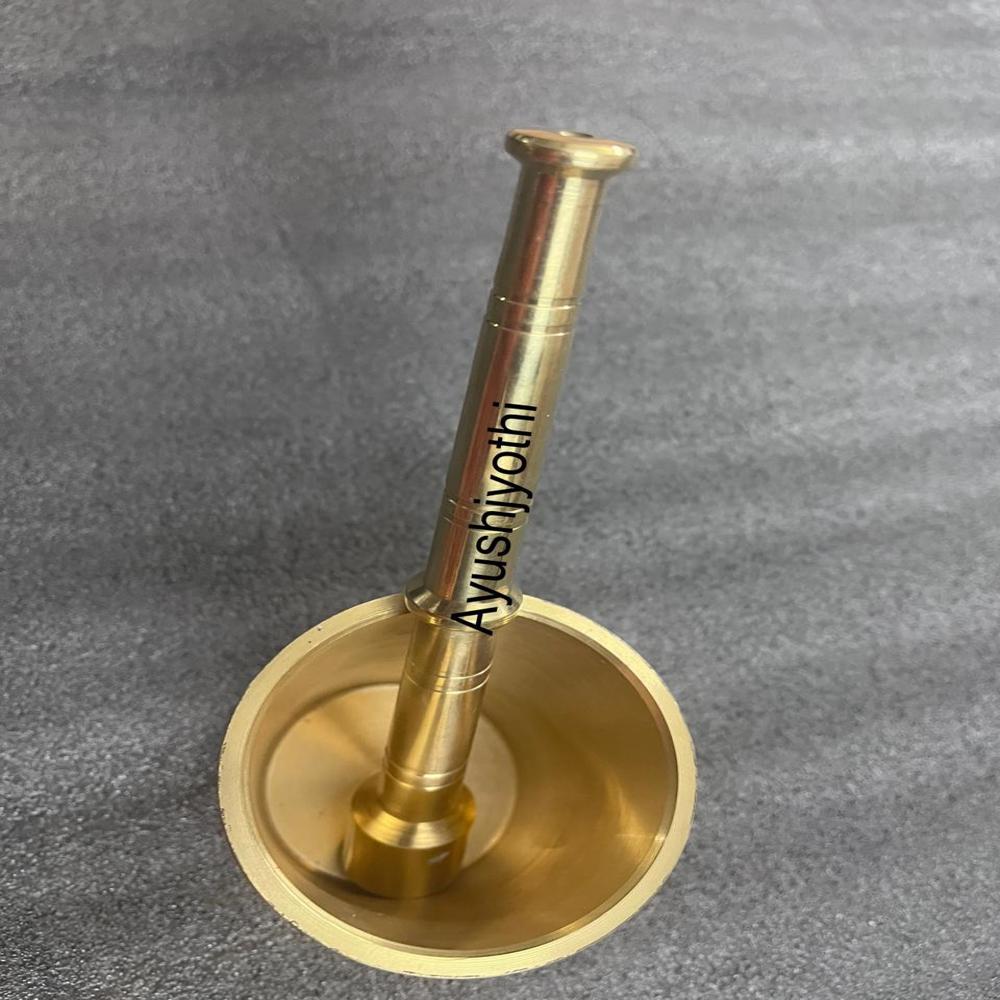 AJ113A-MORTOR AND PESTLE BRASS