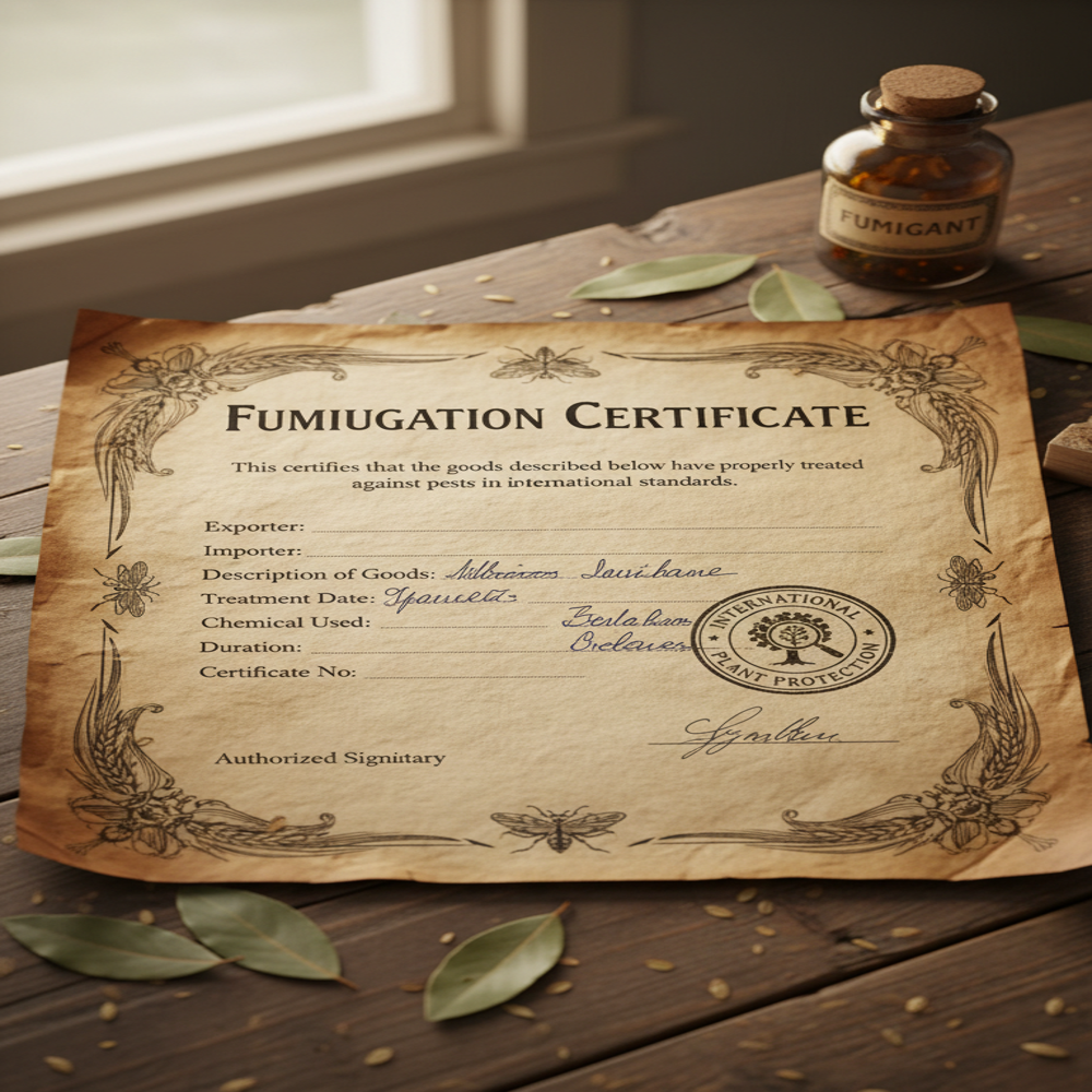 Fumigation Certificate
