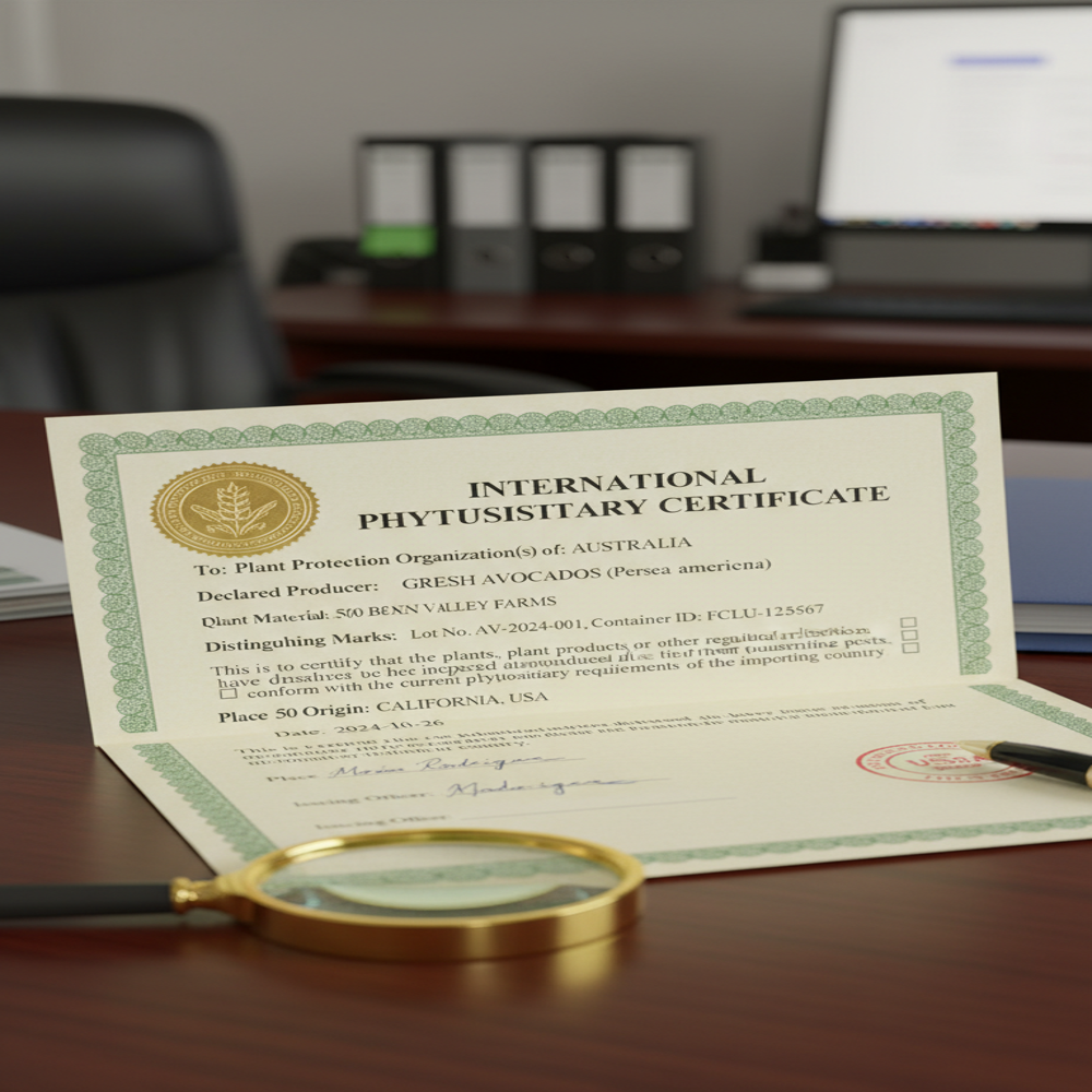 Phyto Sanitary Certificate