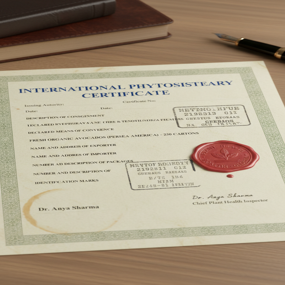Phyto Sanitary Certificate