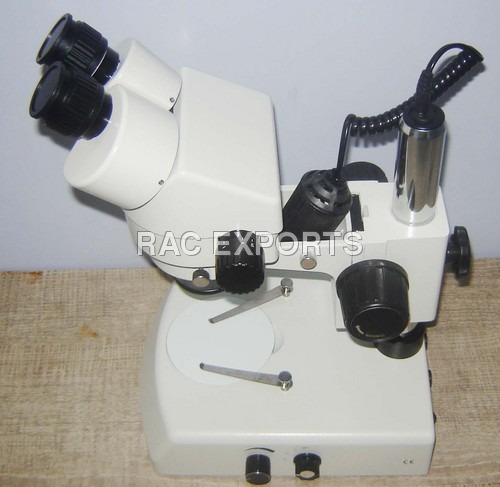 Stereo Zoom Microscope - Metal, 10x to 15x Magnification, Trinocular Head, 1x to 5x Objective | Ergonomic Design, User-Friendly, Longer Service Life, Incident Spot Light Illumination