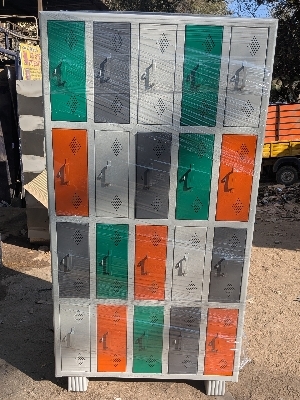 staff locker mulity colour