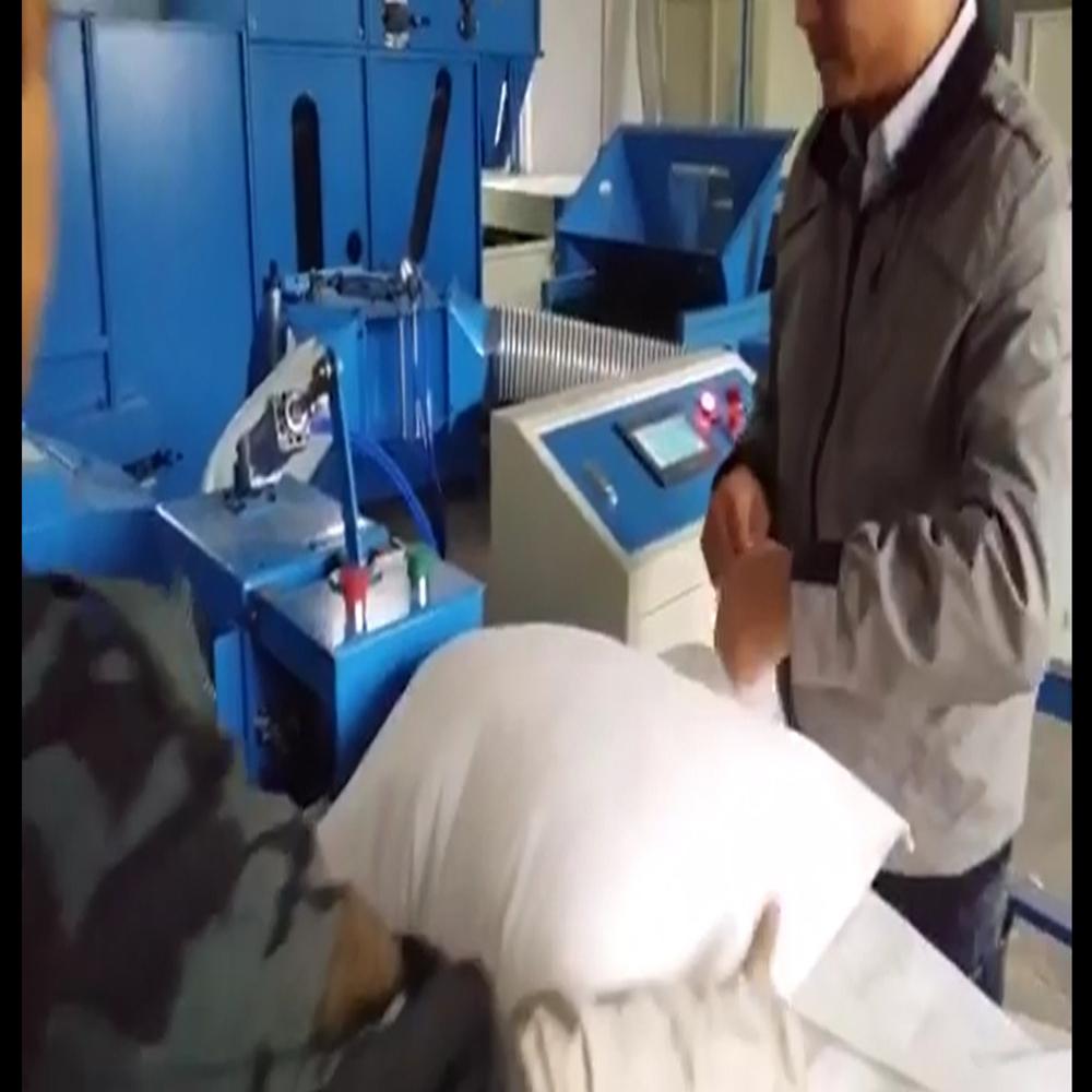 Automatic Fiber Carding And Pillow Machine