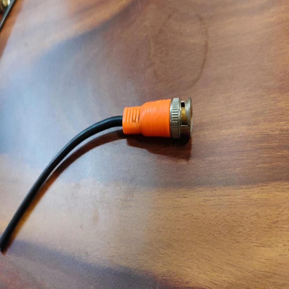 Copper Cctv Bnc Connector - Color: Black And Red