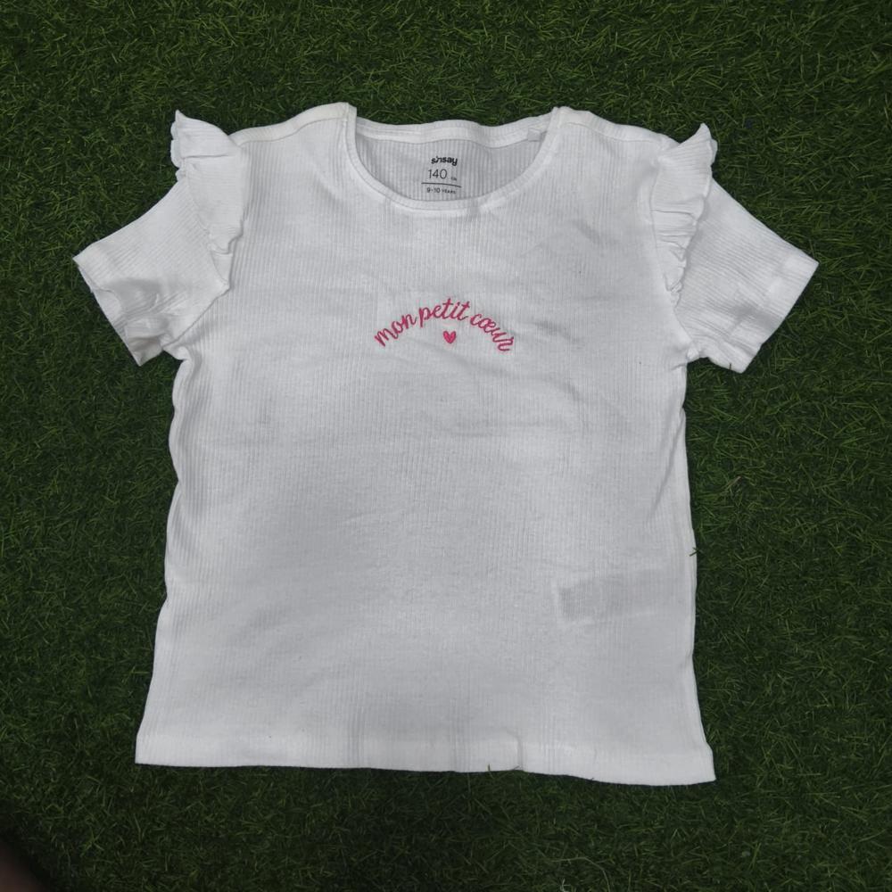 Aqua Blue Boys Cotton T Shirt